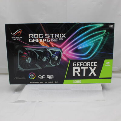 【通販センター】中古  ASUS ROG-STRIX-RTX3080-O10G-V2-GAMING（RTX3080 10GB） 3480040040 