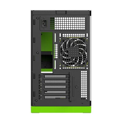 Geometric Future  MODEL 3 with 5FAN GF-M3-GR PLUS (MicroATX ガラス グリーン／ブラック) 