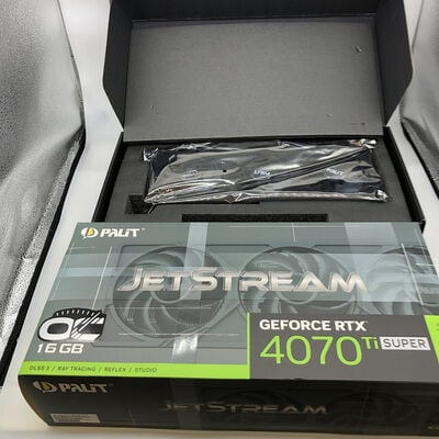 【宇都宮鶴田店】中古  Palit NED47TSS19T2-1043J JetStream OC (RTX4070Ti SUPER 16GB) 164254 