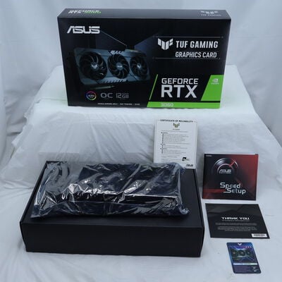 【通販センター】中古  ASUS TUF-RTX3060-O12G-V2-GAMING (RTX3060 12GB) 175504 