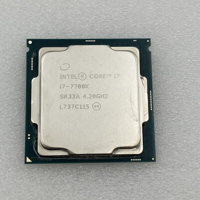 【新潟店】中古  INTEL Core i7-7700K (1151/4.20GHz/8M/C4/T8) 133190 