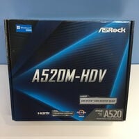 中古  ASRock A520M-HDV　IOパネルなし (A520 AM4 mATX DDR4)　 3310006564 