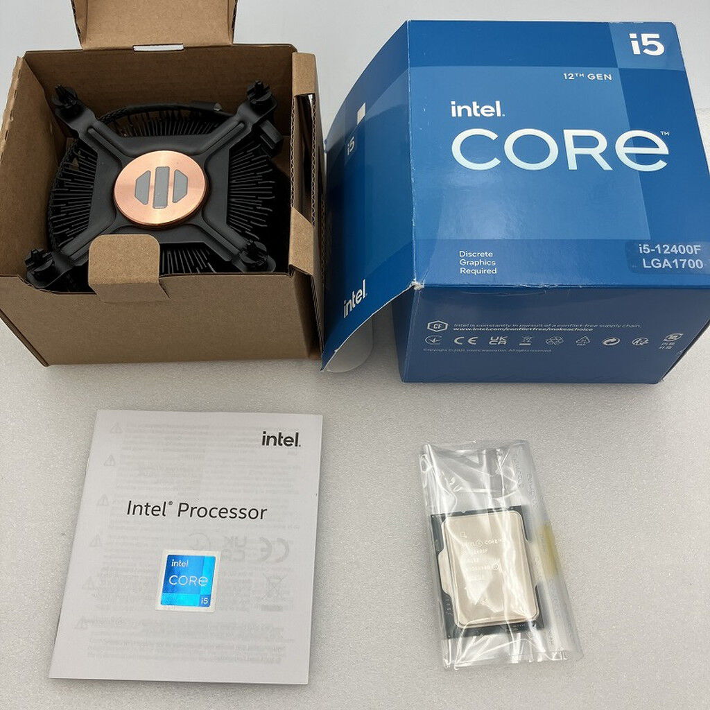 中古 INTEL Core i5 12400F (1700/2.5G/18M/C6/T12) 148615 （350690
