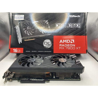 【仙台店】中古  ASRock RX7800XT CL 16GO RX7800XT Challenger OC (RX7800XT 16GB) 162732 