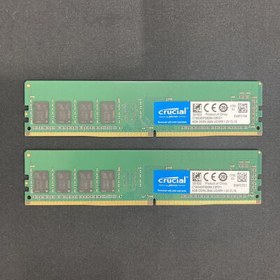 【静岡東瀬名店】中古  8GB 2枚組(合計16GB) PC4-21300/DDR4-2666 デスクトップ用 190926 