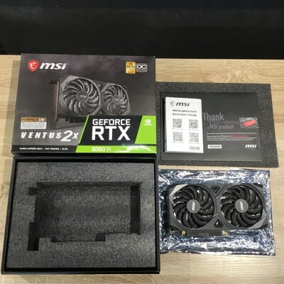 【松山環状枝松店】中古  MSI GeForce RTX 3060 Ti VENTUS 2X OC (RTX3060Ti 8GB) 144193 