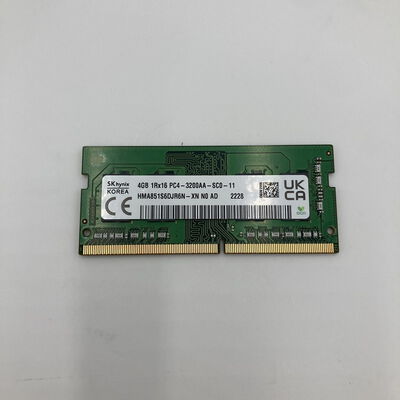 【白山FM松任店】中古  PC4-25600 4GB ノート用 154560 