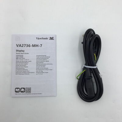 【白山FM松任店】中古  Viewsonic VA2736-MH-7 (27"W 1A1H 1ms IPS) 4950001228 