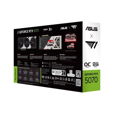 ASUS  T1 GeForce RTX 5070 12GB GDDR7 OC Edition T1-RTX5070-O12G-GAMING (GeForce RTX 5070 12GB) 