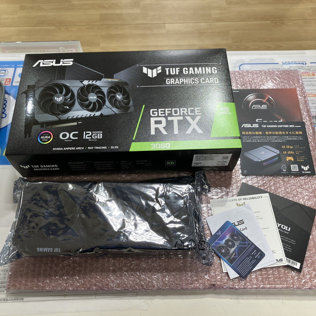 中古 ASUS TUF-RTX3060-O12G-V2-GAMING（RTX3060 12GB） 3480036528
