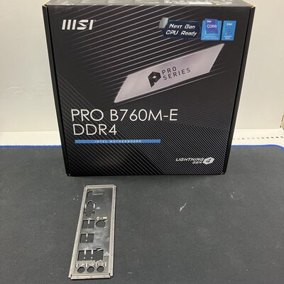 【大宮店】中古  MSI PRO B760M-E DDR4(B760 1700 mATX DDR4) 1250007788 
