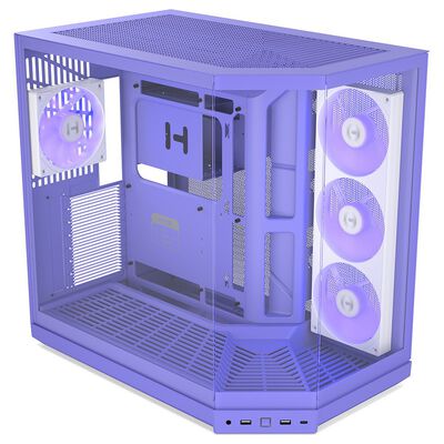 HYTE  Y50 RGB Taro Milk (E-ATX ガラスパネル パープル) 
