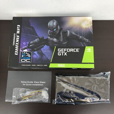 【長野稲里店】中古  玄人志向 GG-GTX1660-E6GB/DF(GTX1660 GDDR5 6GB) 5110000865 