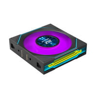 Lian-Li  UNI FAN SL-INF FLEX BK LCDモデル リバースブレード 12RSLIND1F1B (120mm ARGB ブラック  LCD リバースファン) 