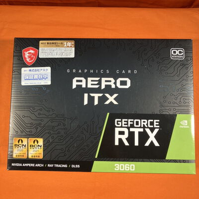 【なんば店】中古  MSI GeForce RTX 3060 AERO ITX 12G OC (RTX3060 12G) 3280021900 