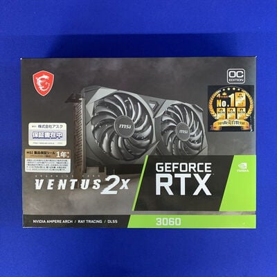 【横浜駅前店】中古  MSI GeForce RTX 3060 VENTUS 2X 12G OC (RTX3060 12GB) 144777 