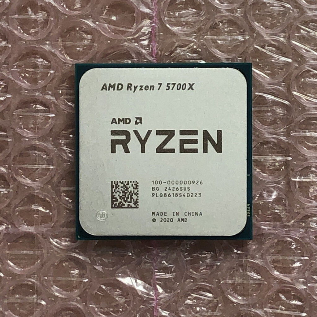 中古 AMD Ryzen 7 5700X (AM4/3.4GHz/36M/C8/T16/65W) 150182