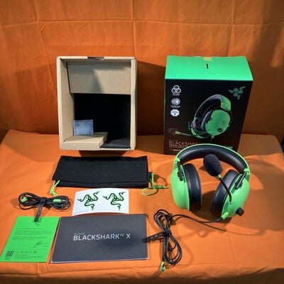 【なんば店】中古  Razer BlackShark V2 X Green (RZ04-03240600-R3M1) 3280021980 