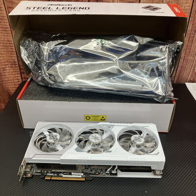 【富士青葉店】中古  ASRock RX9070 SL 16GO Steel Legend 16G OC (RX9070 16G) 176952 