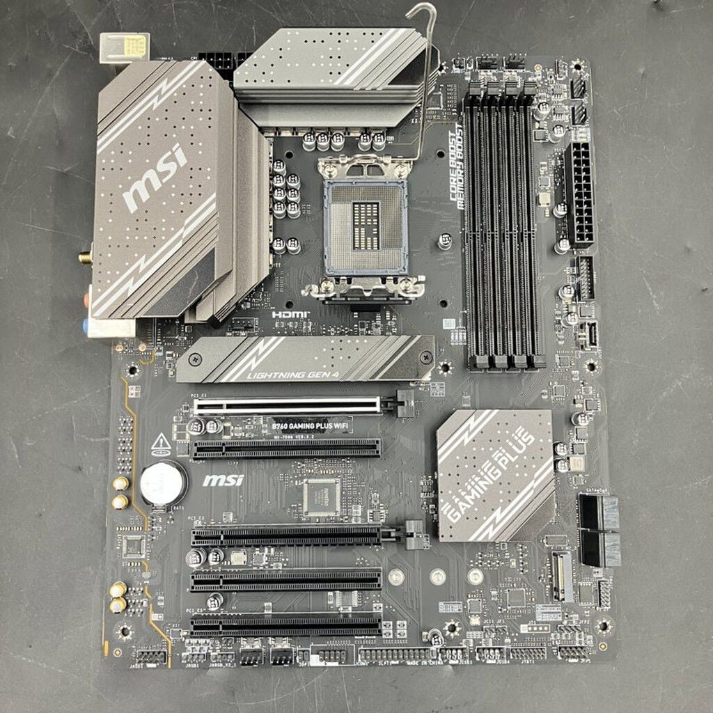 中古 MSI B760 GAMING PLUS WIFI (B760 1700 ATX DDR5) 3120024156