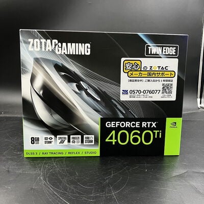 【大須店】中古  ZOTAC ZT-D40610E-10M(RTX4060Ti 8G Twin Edge) 175557 