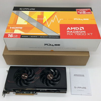 【浜松店】中古  SAPPHIRE 11330-02-20G PULSE RX7800XT GAMING (RX7800XT 16GB) 162728 