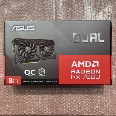 【宮崎恒久店】中古  ASUS DUAL-RX7600-O8G-EVO(RX7600 8GB) 3480036484