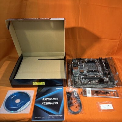 【なんば店】中古  ASRock A520M-HDV (A520 AM4 mATX DDR4) 143667 