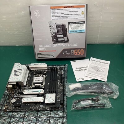 【浦添城間店(沖縄)】中古  MSI B650M GAMING PLUS WIFI (B650 AM5 mATX DDR5) 168302 