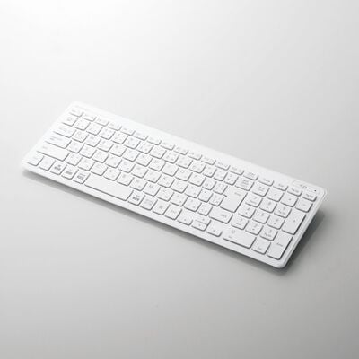 エレコム  Bluetooth超薄型コンパクトキーボード TK-FBP101WH (ホワイト) 