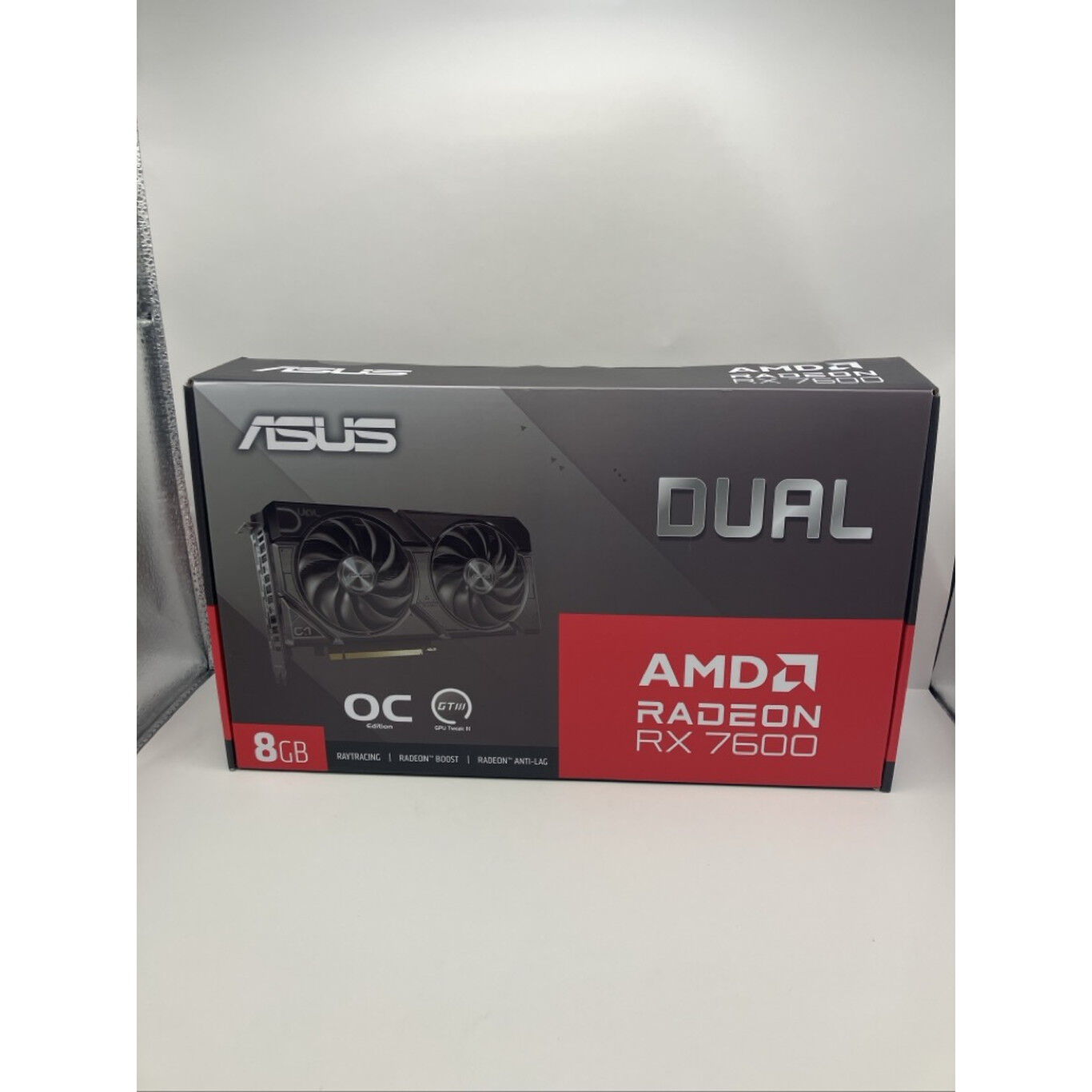中古 ASUS DUAL-RX7600-O8G-V2 (RX7600 8G) 162744 （360522