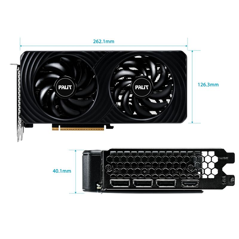 RF-726 PALiT RTX2060 6GB DDR6 1点 Palit GeForce RTX 2060 Dual, 6GB GDDR6, 192bit, PCI-E 3.0 x