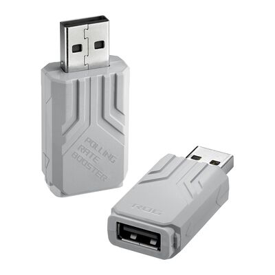 ASUS  ROG Polling Rate Booster ホワイト (AC09 ROG POLLING RATE BOOSTER/WHT) 
