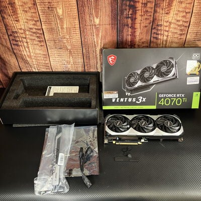【富士青葉店】中古  MSI GeForce RTX 4070 Ti VENTUS 3X 12G OC (RTX4070Ti 12GB) 154205 
