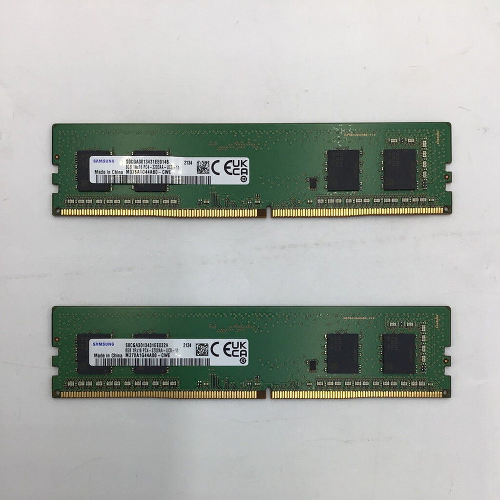 中古 8GB 2枚組(合計16GB) PC4-25600/DDR4-3200 デスクトップ用 190923