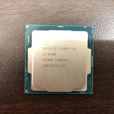 【福山ココローズ店】中古  INTEL Core i3 8100 (1151/3.60GHz/6M/C4/T4) 136202 