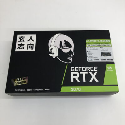 【福山ココローズ店】中古  玄人志向 GF-RTX2070-E8GB/DF2  (RTX2070 8G) 5090000755 