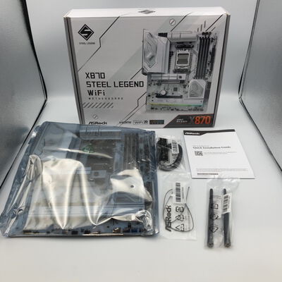 【甲府飯田店】中古  ASRock X870 Steel Legend WiFi (X870 AM5 ATX DDR5) 172202 