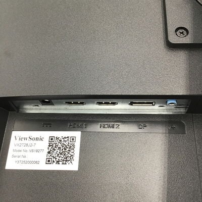 【白山FM松任店】中古  Viewsonic VX2728J2-7 (27"W 2H1DP IPS 240Hz) 4950001504 