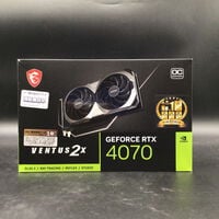 中古  MSI GeForce RTX 4070 VENTUS 2X E 12G OC (RTX4070 12GB) 3410013527 