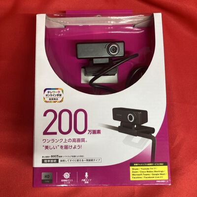 【千葉店】中古  ｴﾚｺﾑ UCAM-C520FBBK (Webｶﾒﾗ HD720p) 3250005916 