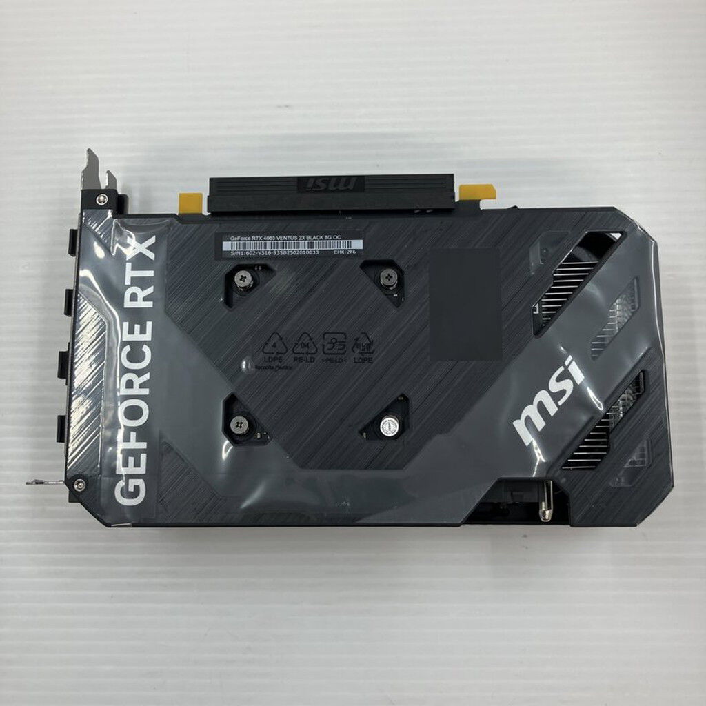中古 MSI GeForce RTX 4060 VENTUS 2X BLACK 8G OC (RTX4060 8GB