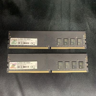 【横浜駅前店】中古  8GB 2枚組(合計16GB) PC4-21300/DDR4-2666 デスクトップ用 190926 