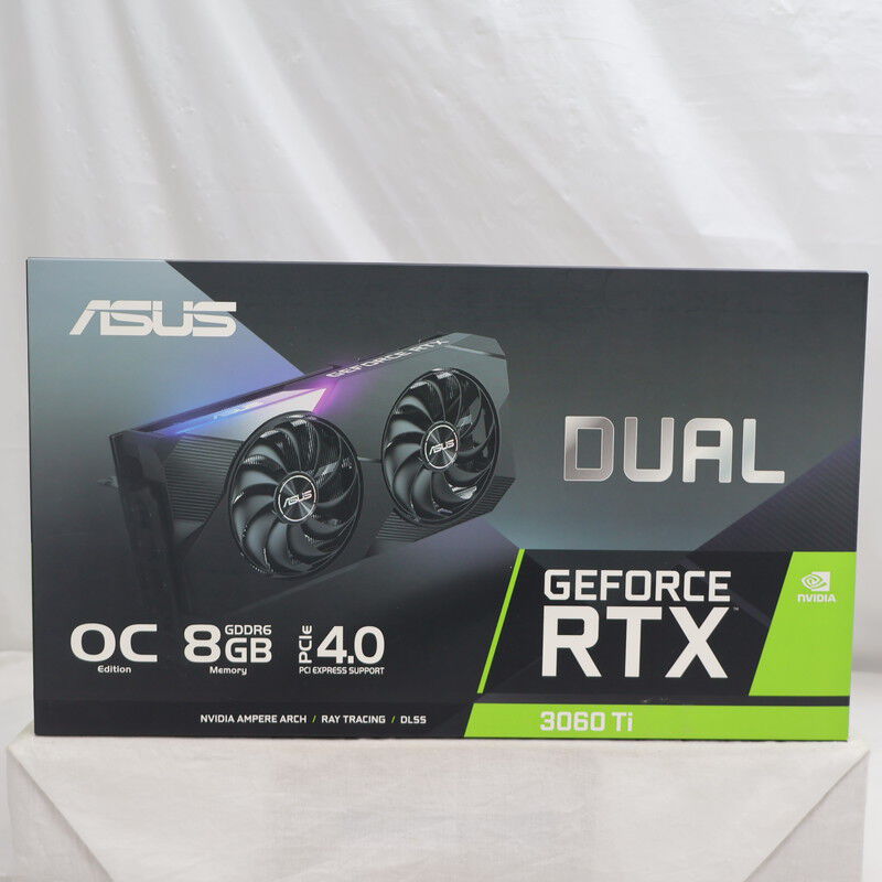 中古 ASUS DUAL-RTX3060TI-O8G (RTX3060Ti 8GB) 144185 （380372
