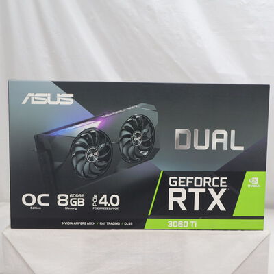【通販センター】中古  ASUS DUAL-RTX3060TI-O8G (RTX3060Ti 8GB) 144185 