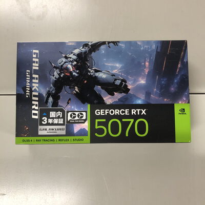 【宮崎恒久店】中古  玄人志向 GG-RTX5070-E12GB/OC/DF (RTX5070 12G) 176912 