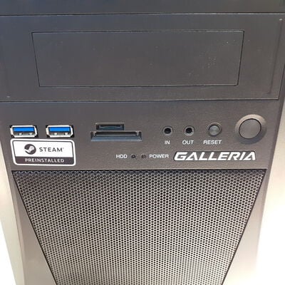 【鹿児島店】中古  THIRDWAVE GALLERIA XT (i7 9700/16GB/SSD500GB/HDD1TB/GTX1660 SUPER/W11H) 193964 