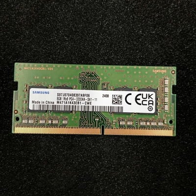 【大須店】中古  DDR4 PC4-25600 8GB SODIMM ノート用 148256 