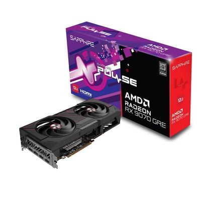 SAPPHIRE  PULSE Radeon RX 9070 GRE GAMING OC 12GB (Radeon RX 9070 GRE 12GB) 