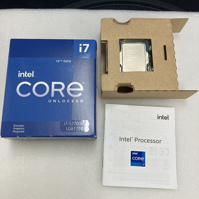 【新潟店】中古  INTEL Core i7 12700KF (1700/3.6G/25M/C12/T20) 147858 